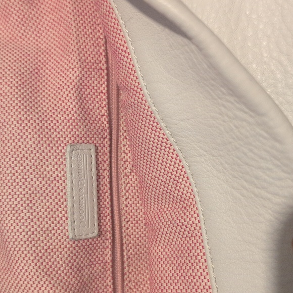 Dooney & Bourke Taupe Leather Shoulder Bag - Picture 4 of 9